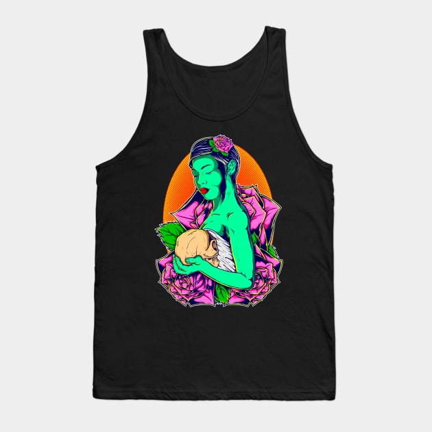 Voodoo Girl Tank Top by Demonforge